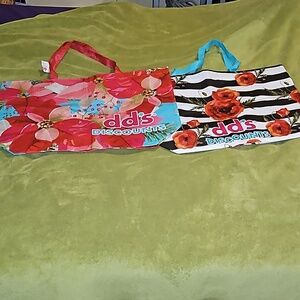 Floral Large Reusable Plastic Cloth Shopping Bags Reseller Groceries Bins REC